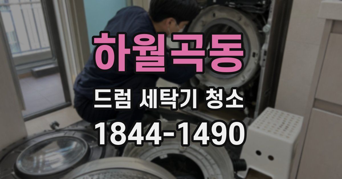 하월곡동 드럼 세탁기 청소