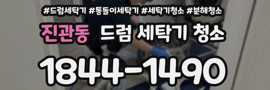 진관동 드럼 세탁기 청소