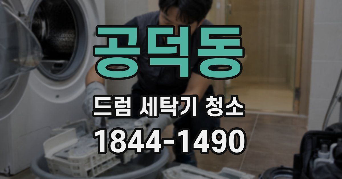 공덕동 드럼 세탁기 청소