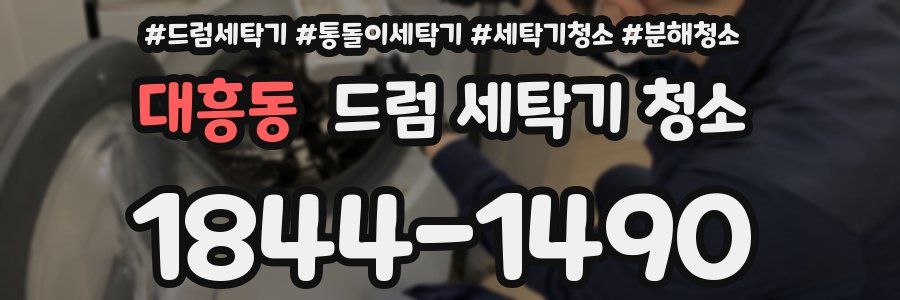 대흥동 드럼 세탁기 청소
