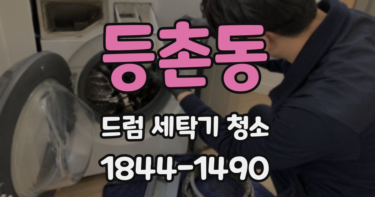 등촌동 드럼 세탁기 청소