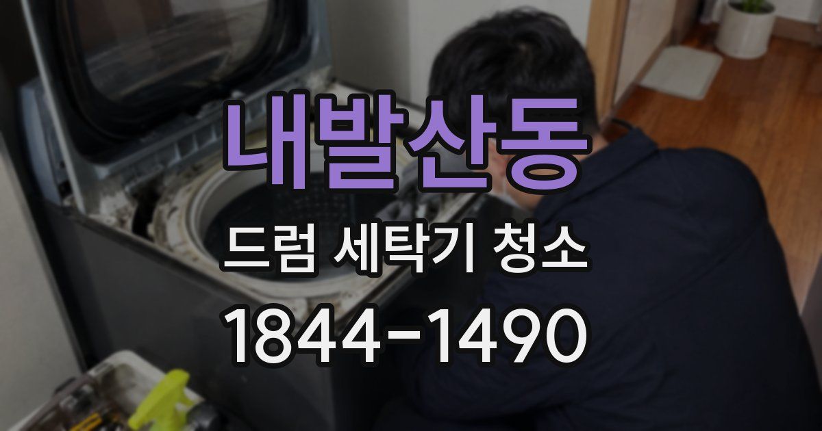 내발산동 드럼 세탁기 청소