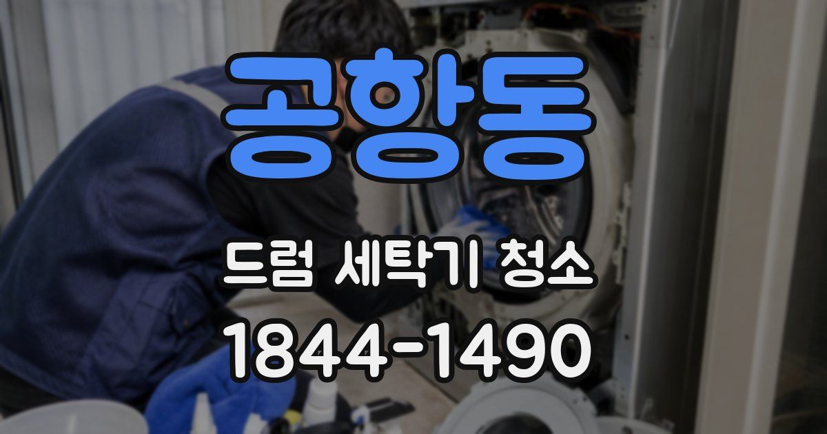 공항동 드럼 세탁기 청소
