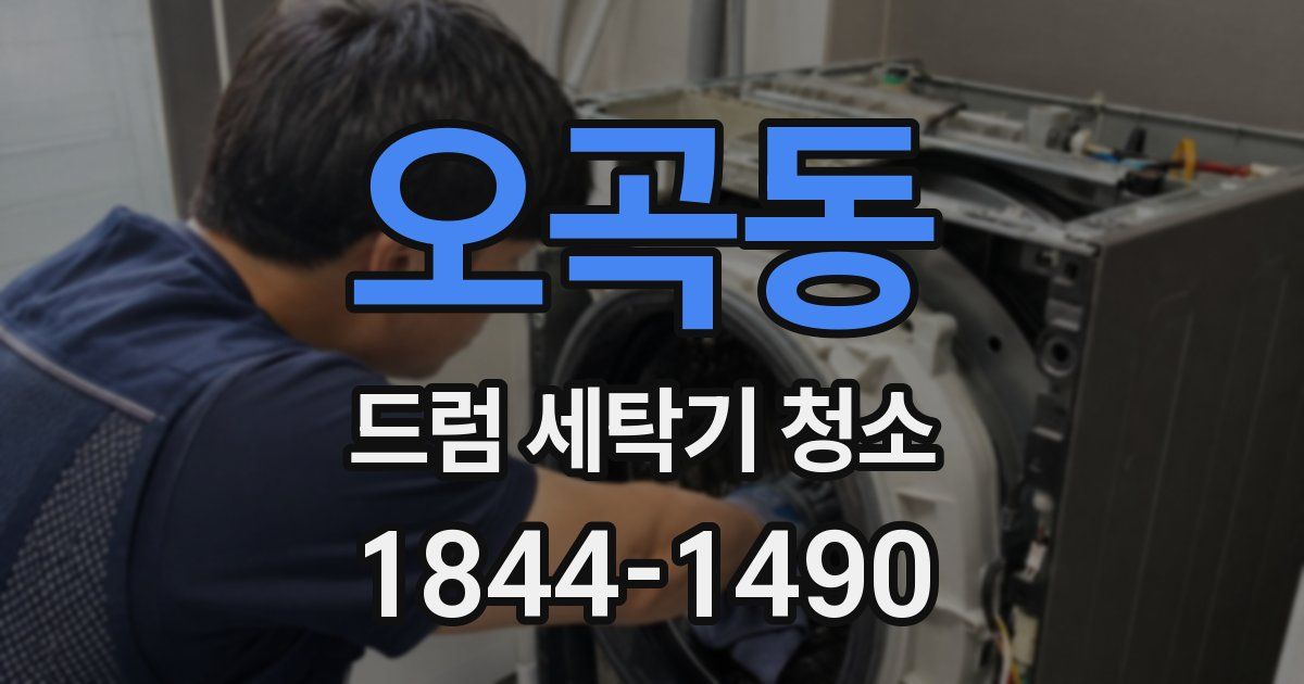 오곡동 드럼 세탁기 청소