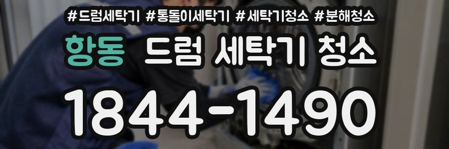 항동 드럼 세탁기 청소