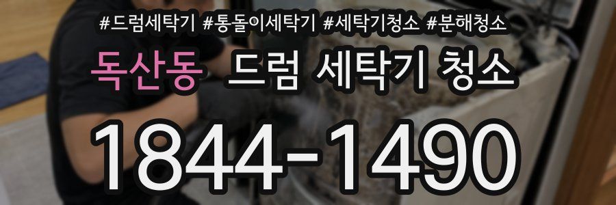 독산동 드럼 세탁기 청소