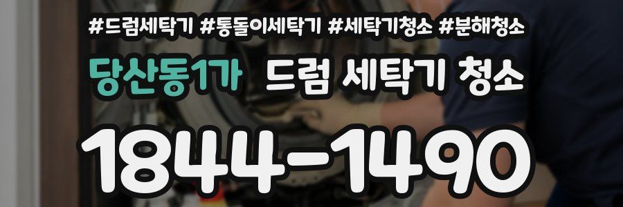 당산동1가 드럼 세탁기 청소
