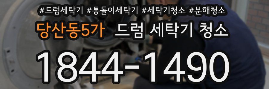 당산동5가 드럼 세탁기 청소