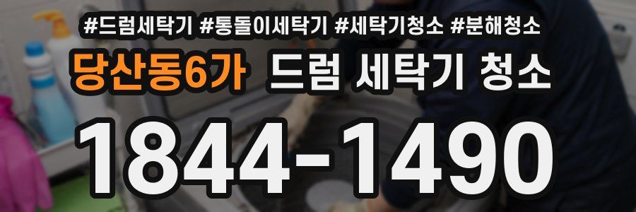 당산동6가 드럼 세탁기 청소