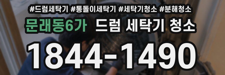 문래동6가 드럼 세탁기 청소