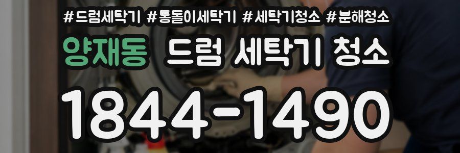 양재동 드럼 세탁기 청소