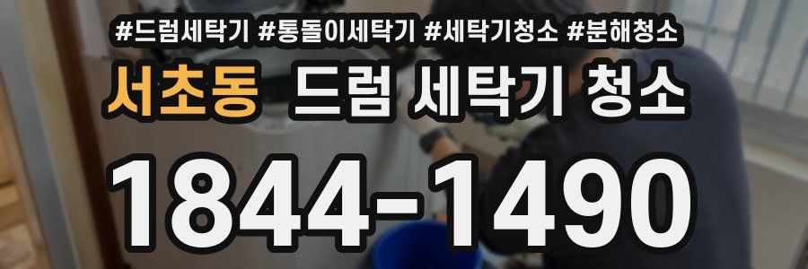 서초동 드럼 세탁기 청소