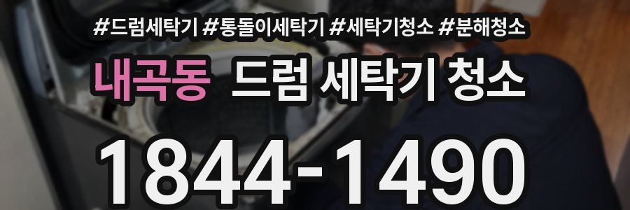 내곡동 드럼 세탁기 청소
