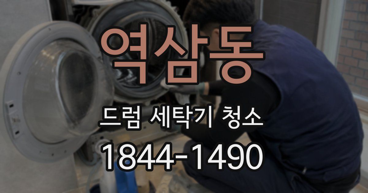 역삼동 드럼 세탁기 청소