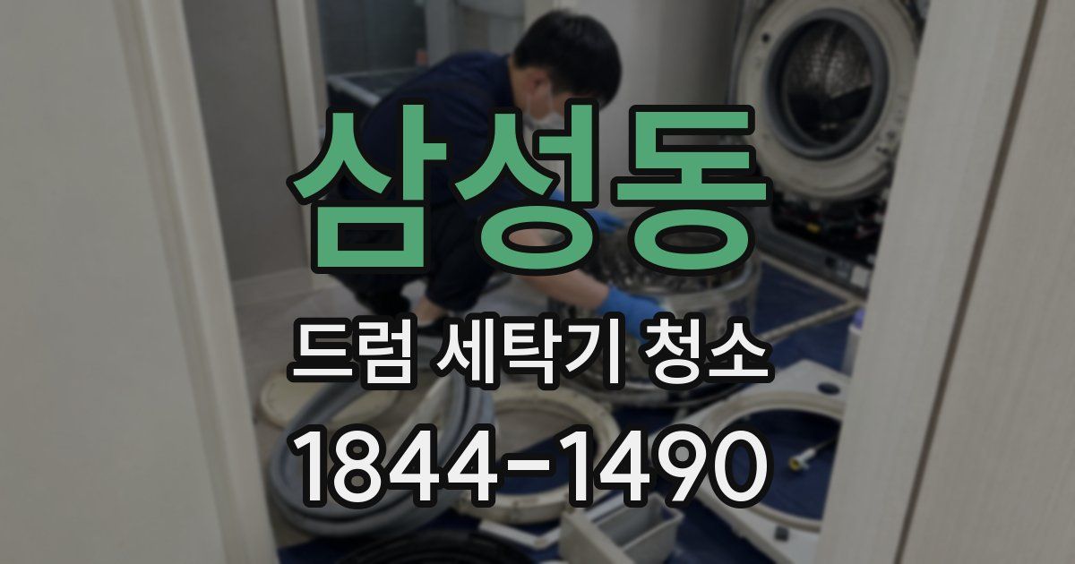 삼성동 드럼 세탁기 청소