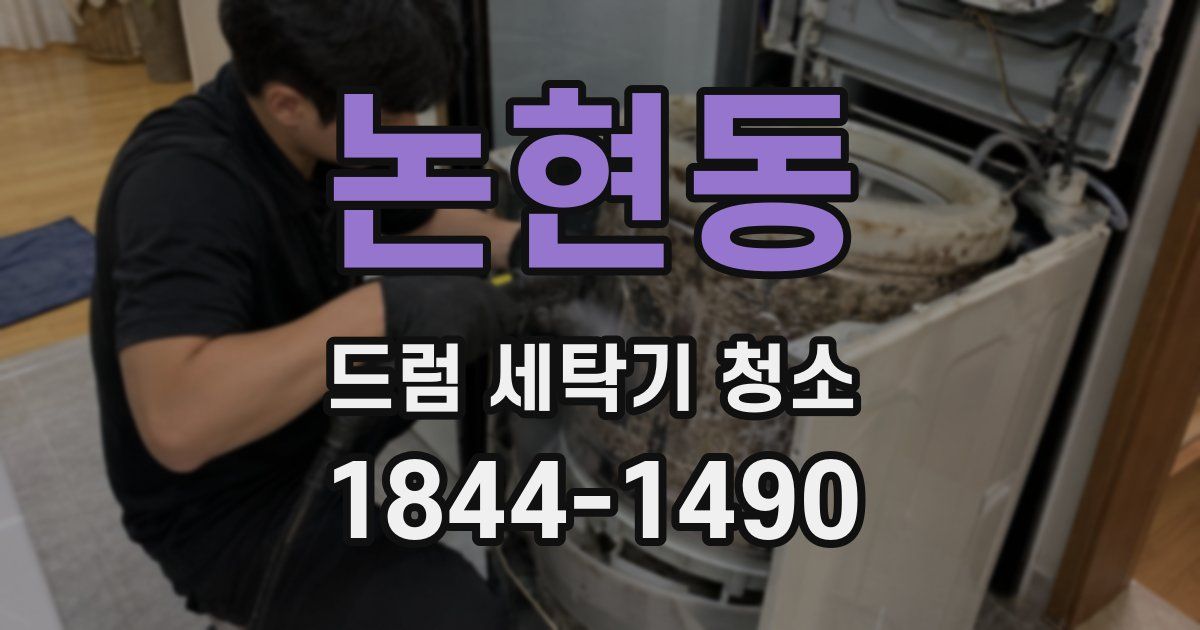 논현동 드럼 세탁기 청소