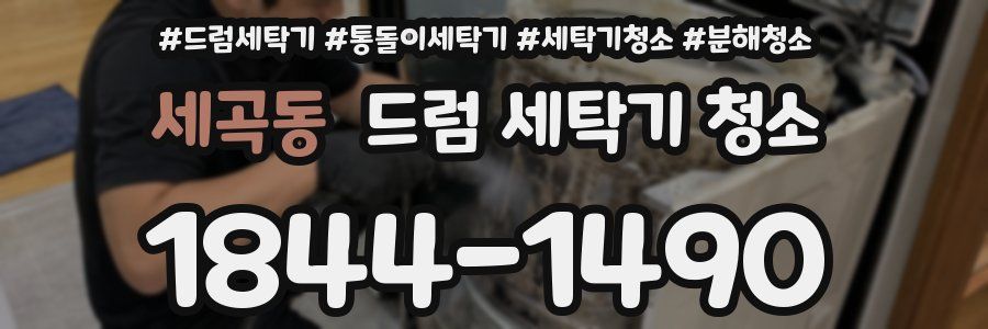 세곡동 드럼 세탁기 청소
