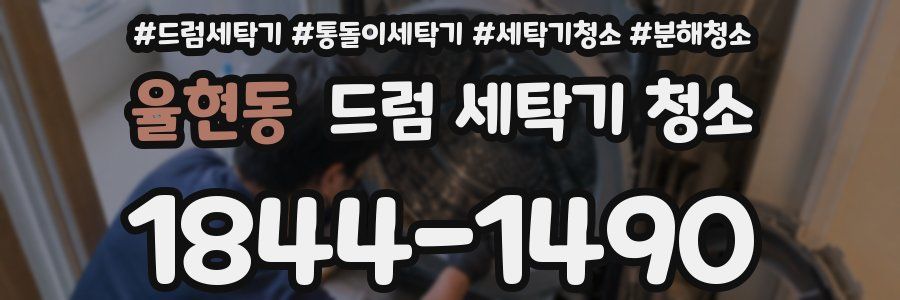 율현동 드럼 세탁기 청소