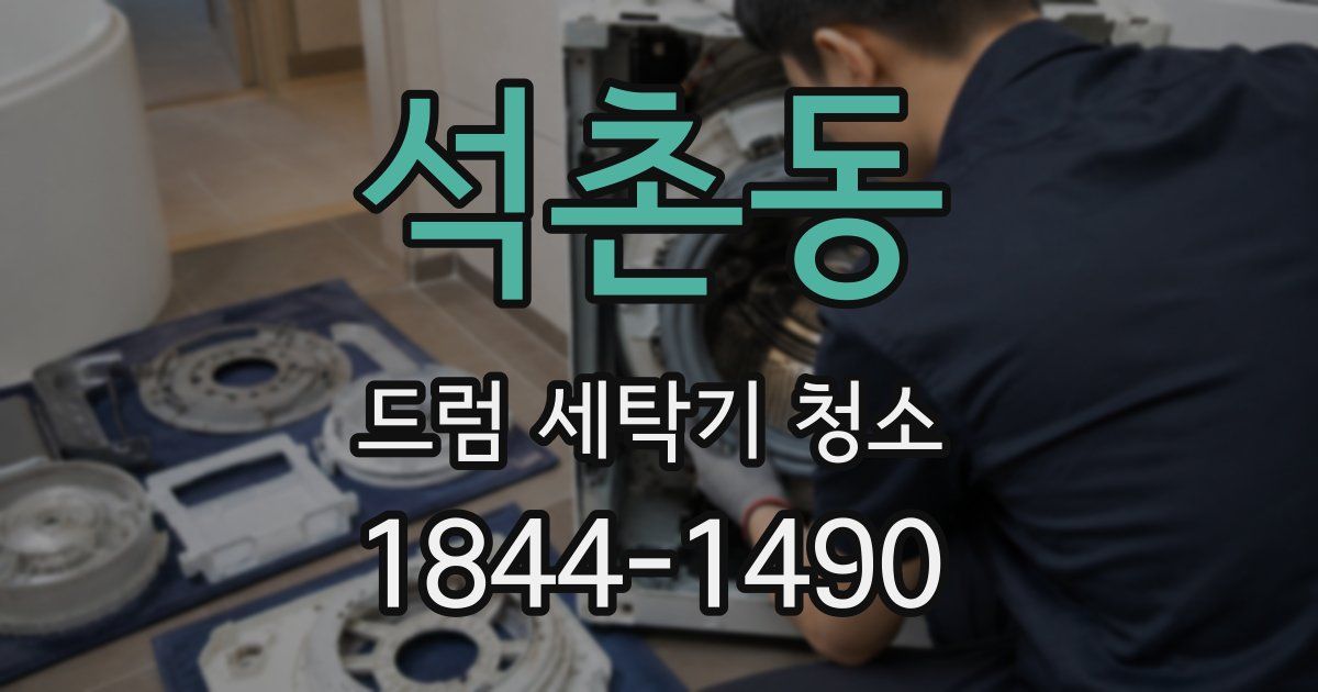 석촌동 드럼 세탁기 청소