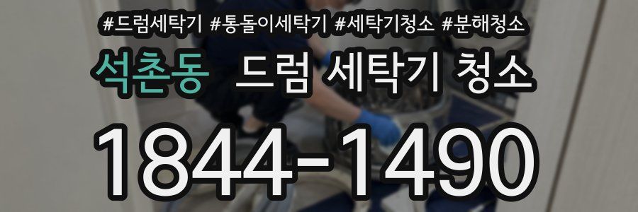 석촌동 드럼 세탁기 청소
