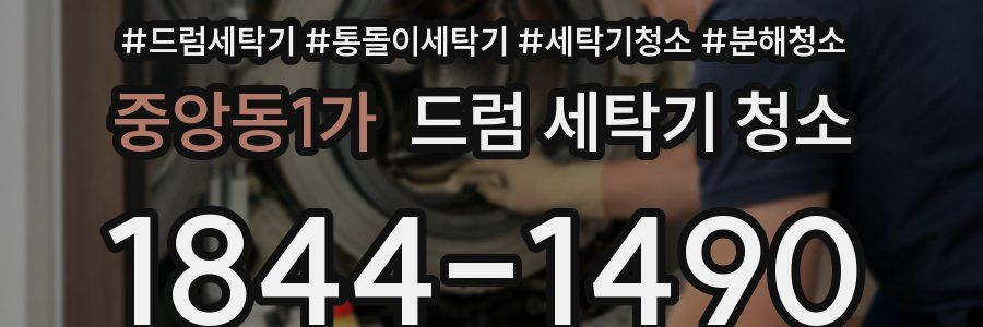 중앙동1가 드럼 세탁기 청소