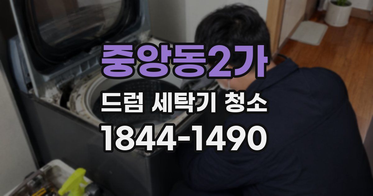 중앙동2가 드럼 세탁기 청소