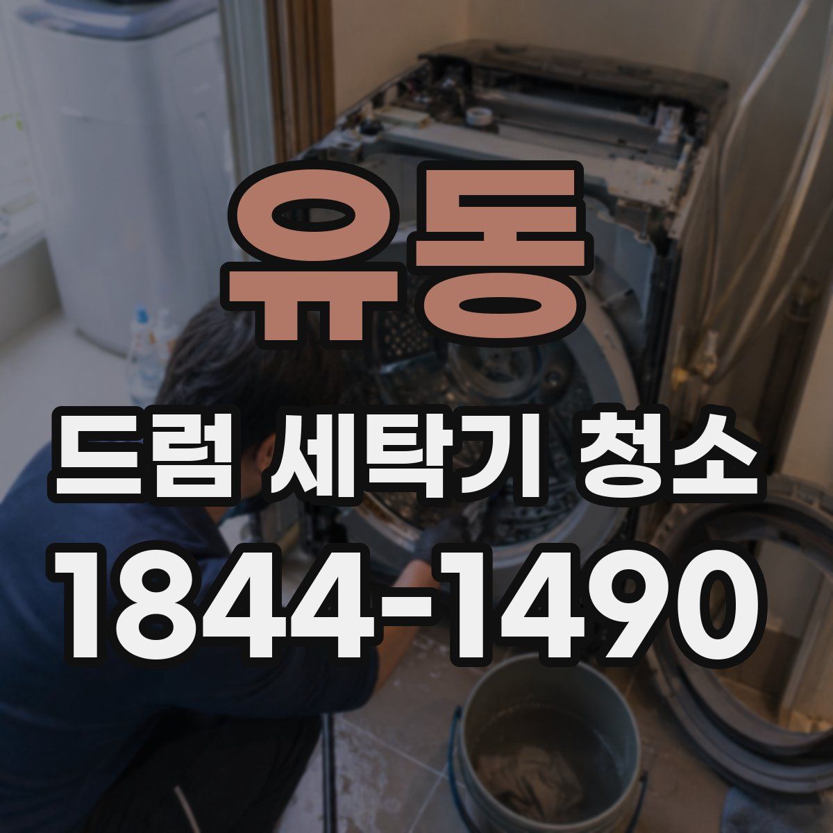 유동 드럼 세탁기 청소