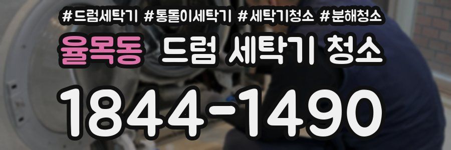율목동 드럼 세탁기 청소