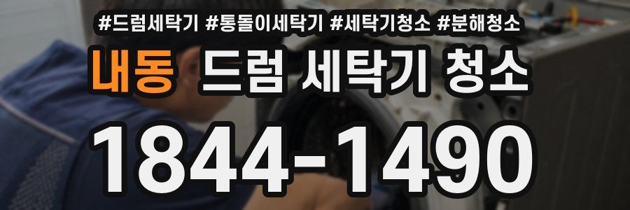 내동 드럼 세탁기 청소