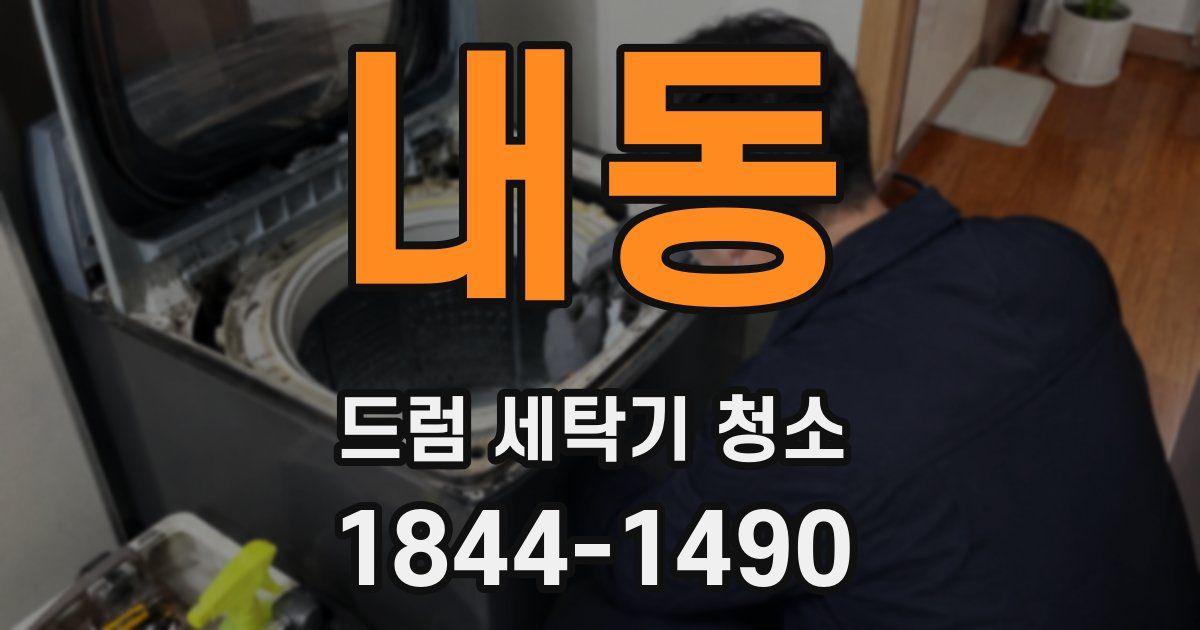 내동 드럼 세탁기 청소