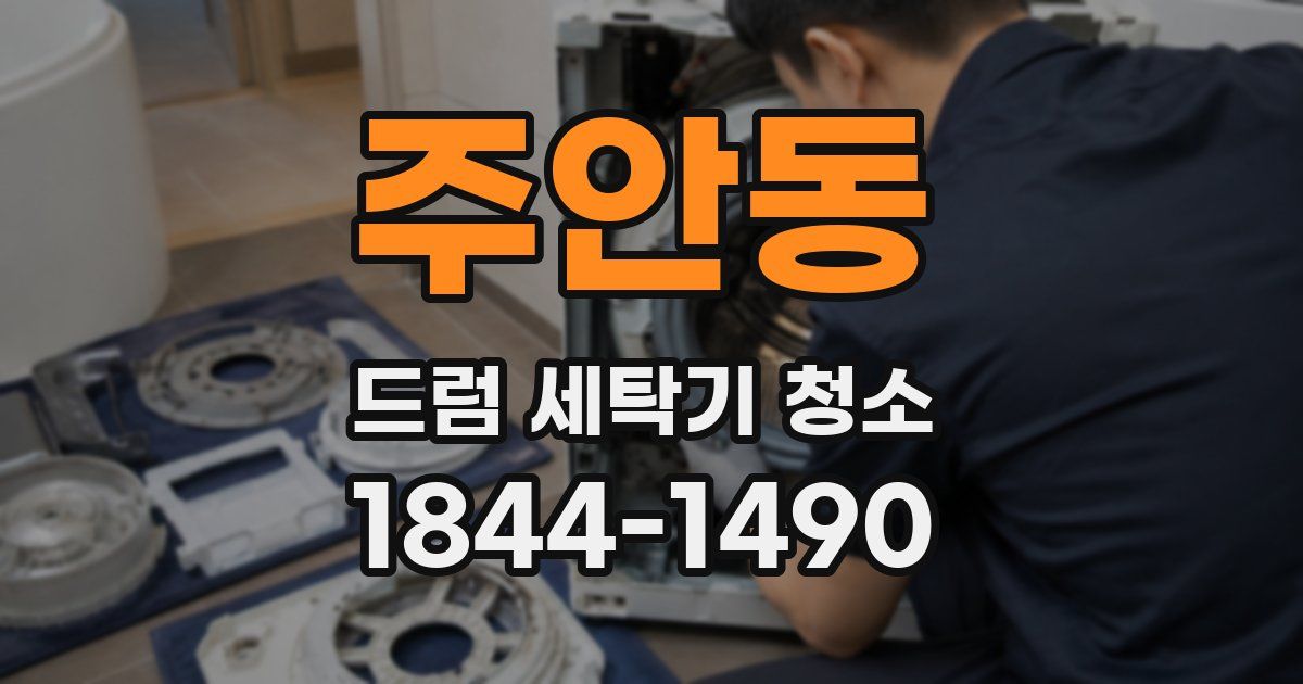 주안동 드럼 세탁기 청소