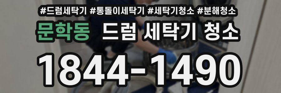 문학동 드럼 세탁기 청소
