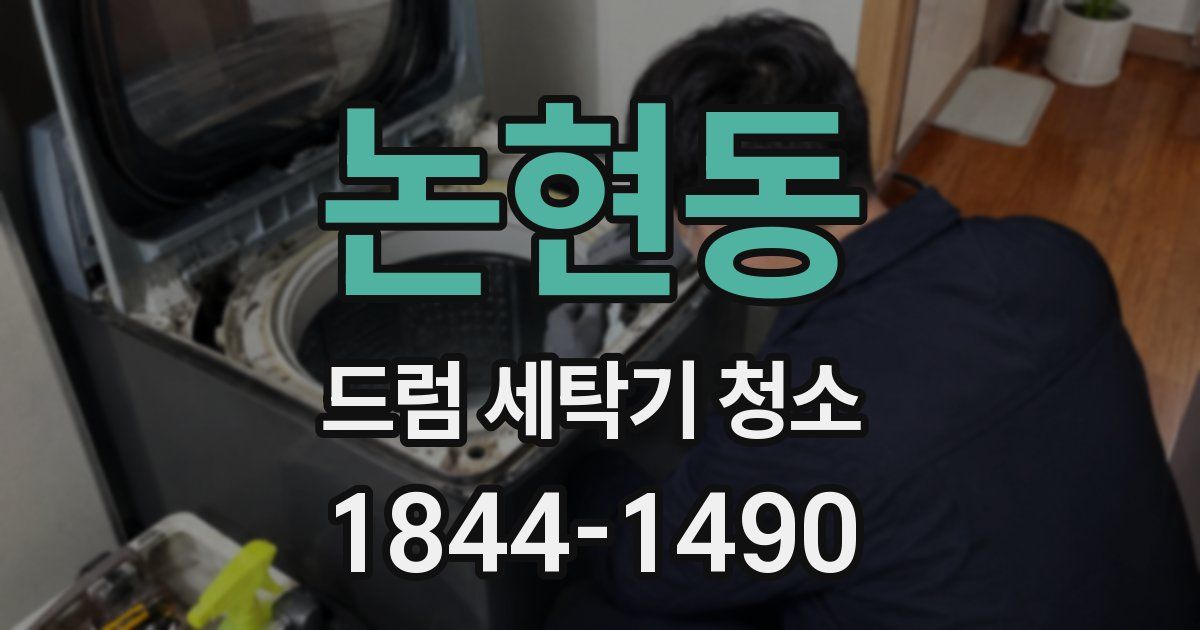 논현동 드럼 세탁기 청소