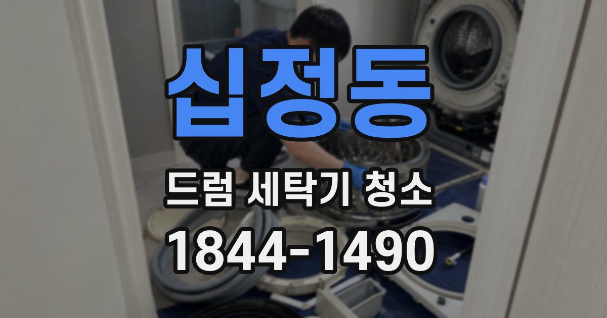 십정동 드럼 세탁기 청소