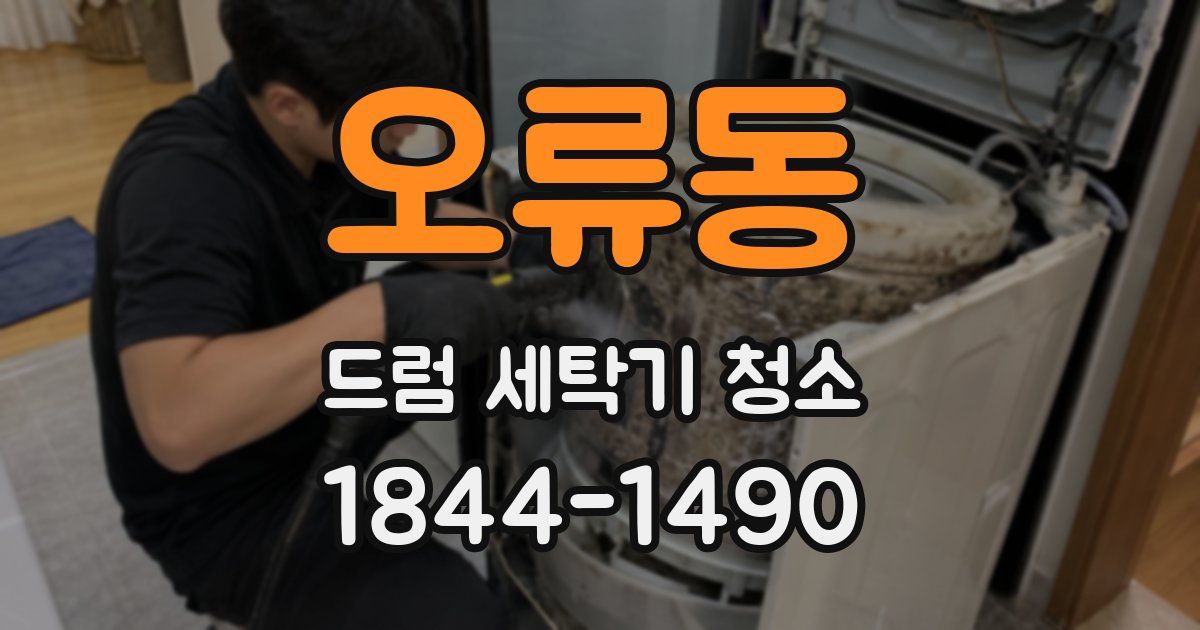 오류동 드럼 세탁기 청소