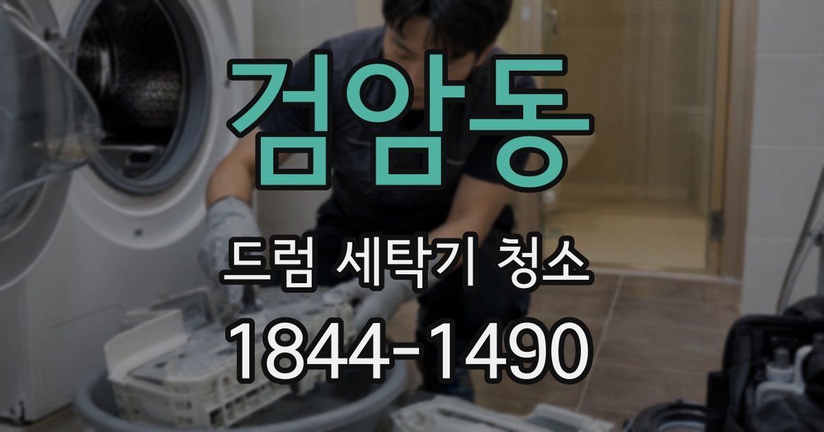검암동 드럼 세탁기 청소