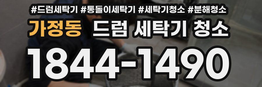가정동 드럼 세탁기 청소