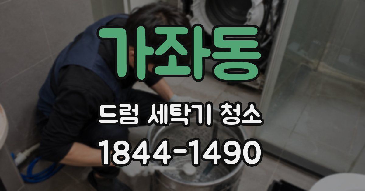 가좌동 드럼 세탁기 청소