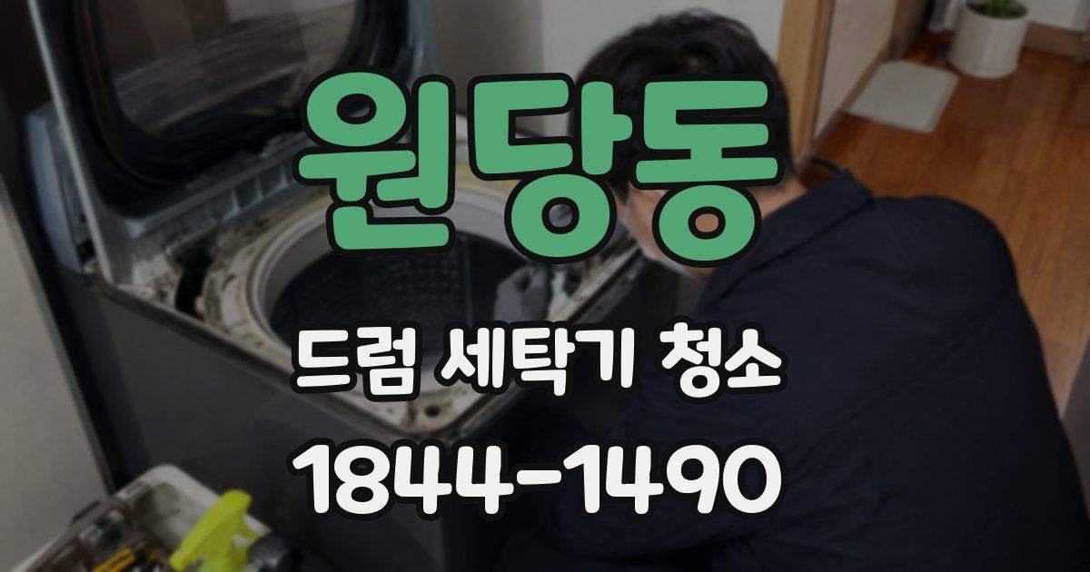 원당동 드럼 세탁기 청소