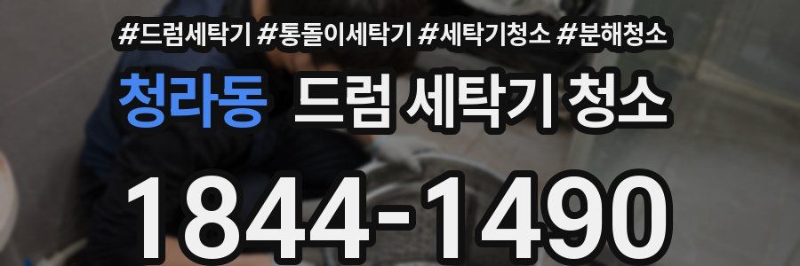 청라동 드럼 세탁기 청소