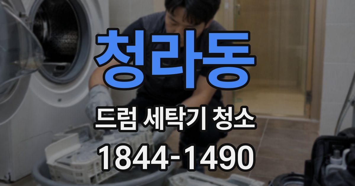 청라동 드럼 세탁기 청소