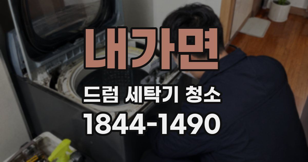 내가면 드럼 세탁기 청소