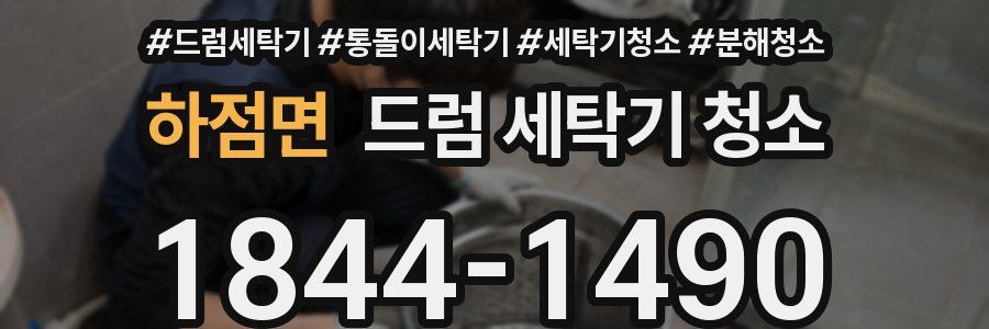 하점면 드럼 세탁기 청소