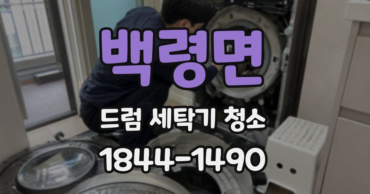 백령면 드럼 세탁기 청소