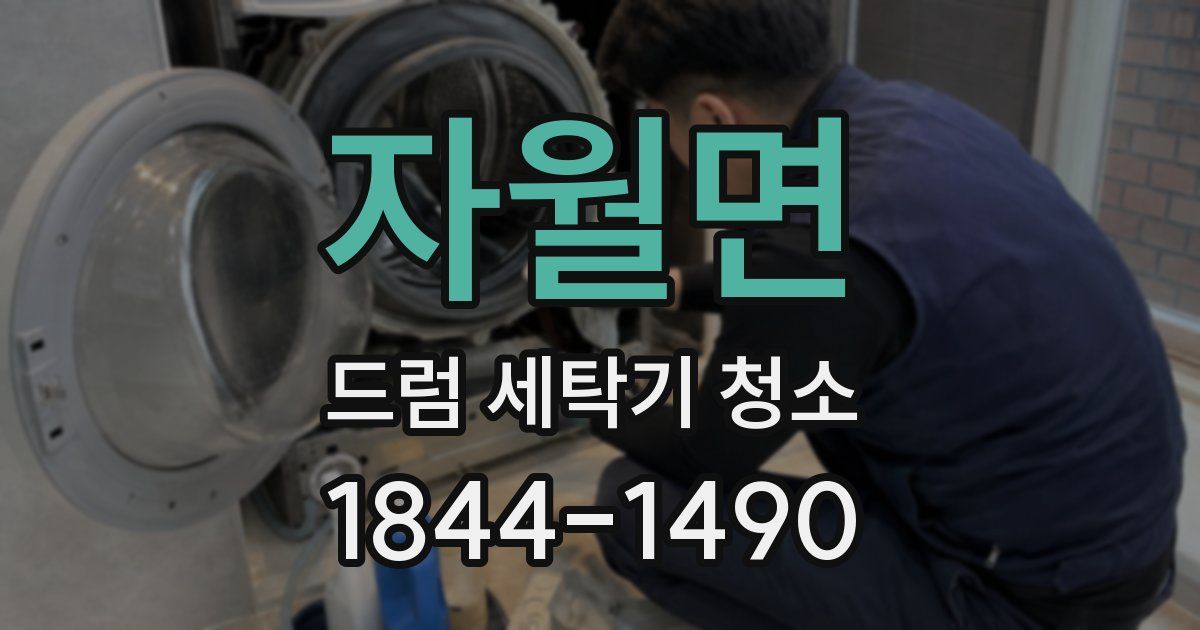 자월면 드럼 세탁기 청소