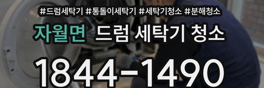 자월면 드럼 세탁기 청소