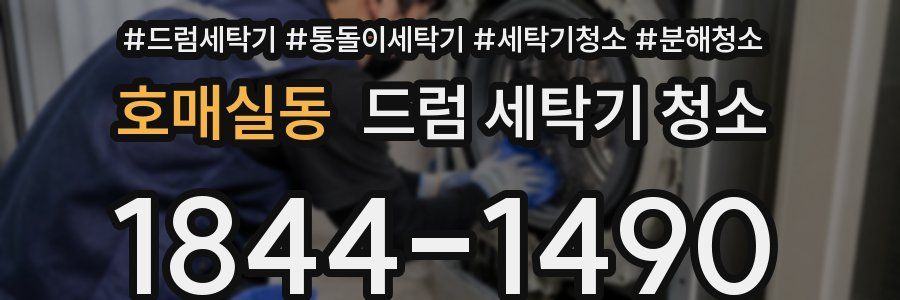 호매실동 드럼 세탁기 청소