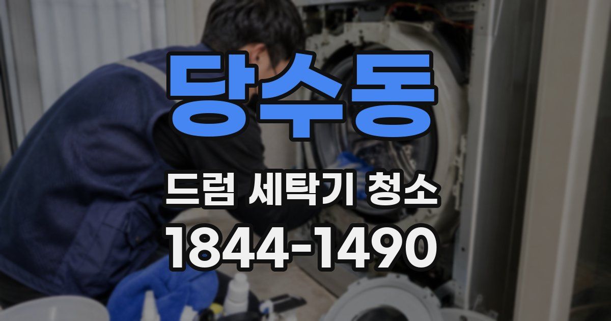 당수동 드럼 세탁기 청소