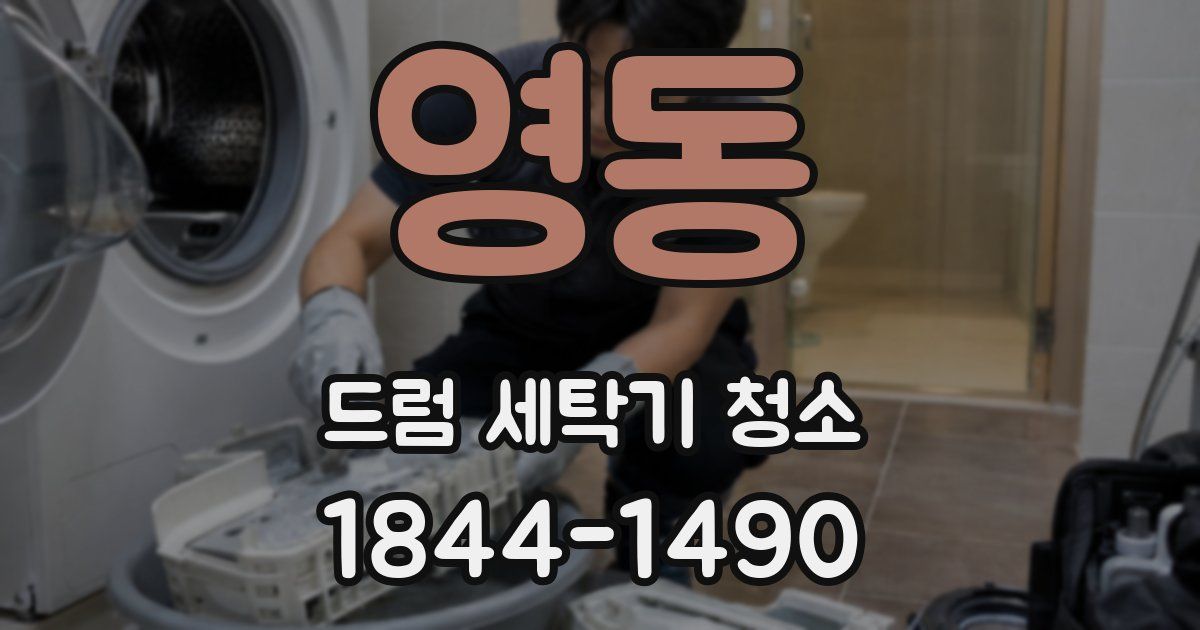 영동 드럼 세탁기 청소