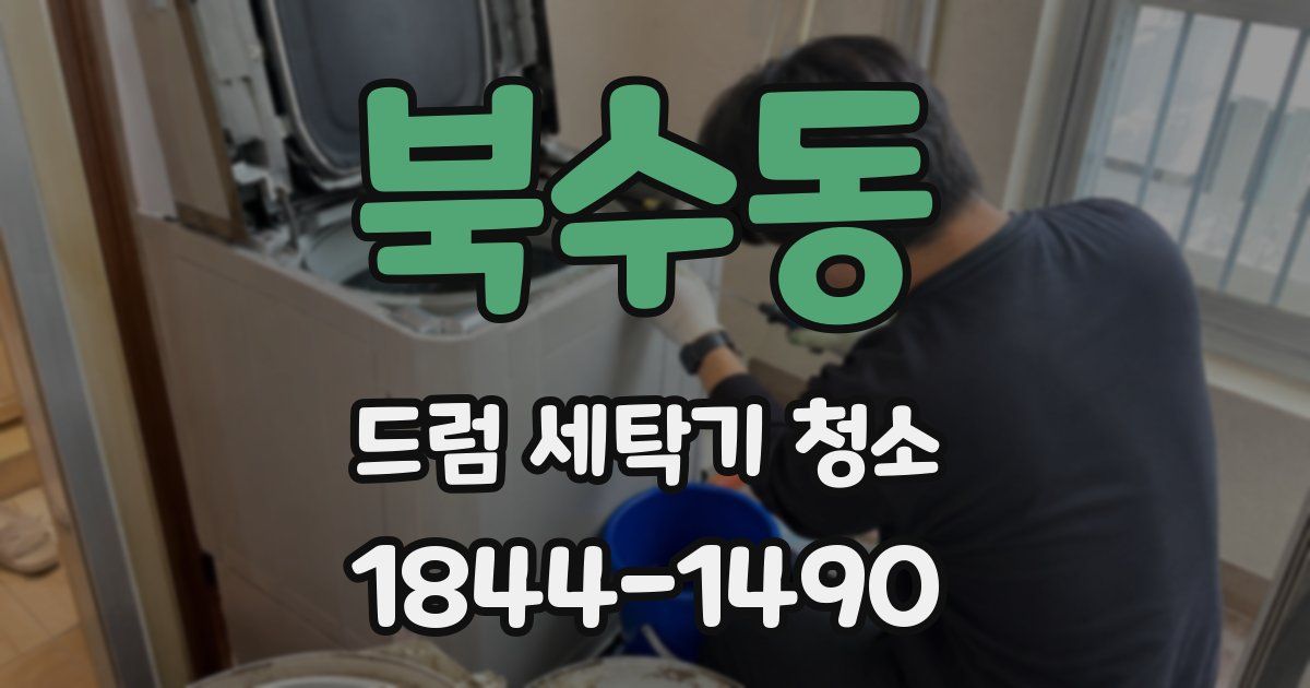 북수동 드럼 세탁기 청소